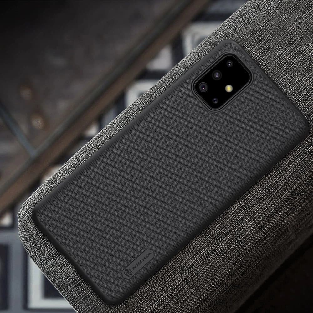 Nillkin Samsung Tasche Super Frosted Shield Galaxy A71 Schwarz - 8