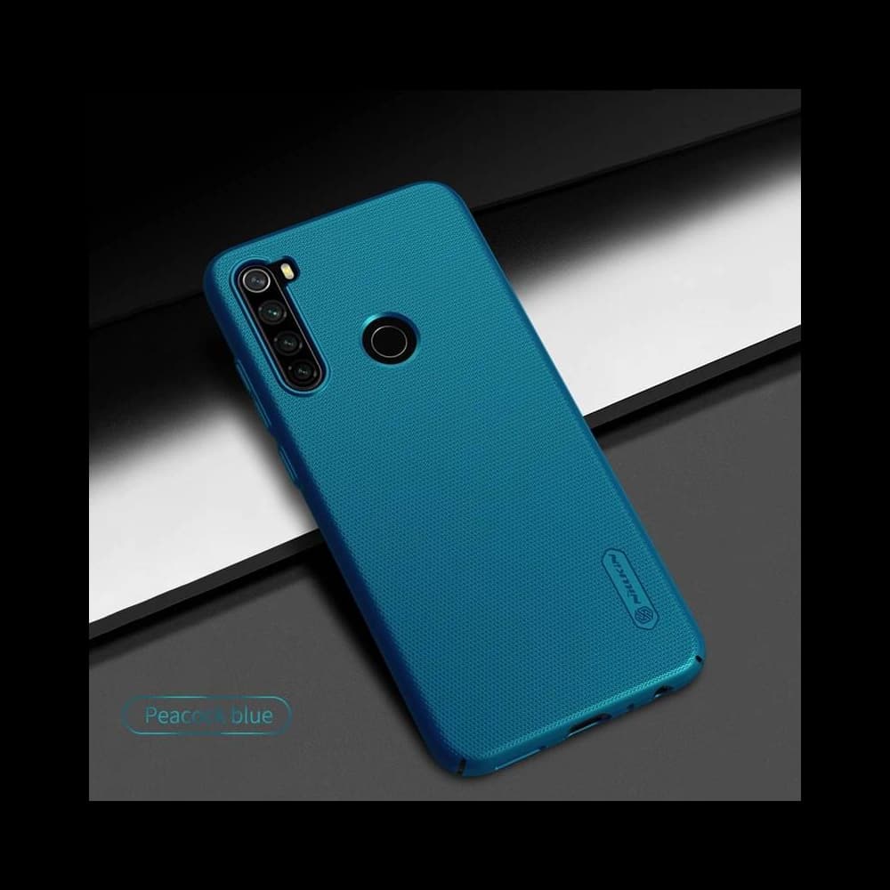 Etui Nillkin Super Frosted Shield Redmi Note 8 Peacook Blue - 5