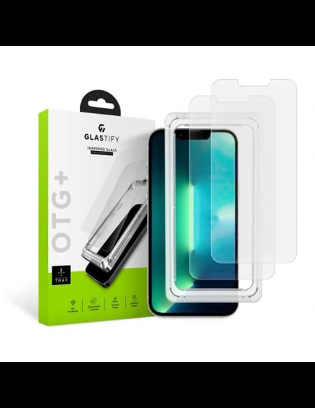 Sticlă securizată Glastify OTG+ Apple iPhone iPhone 14 Plus / 15 Plus [2 PACK]
