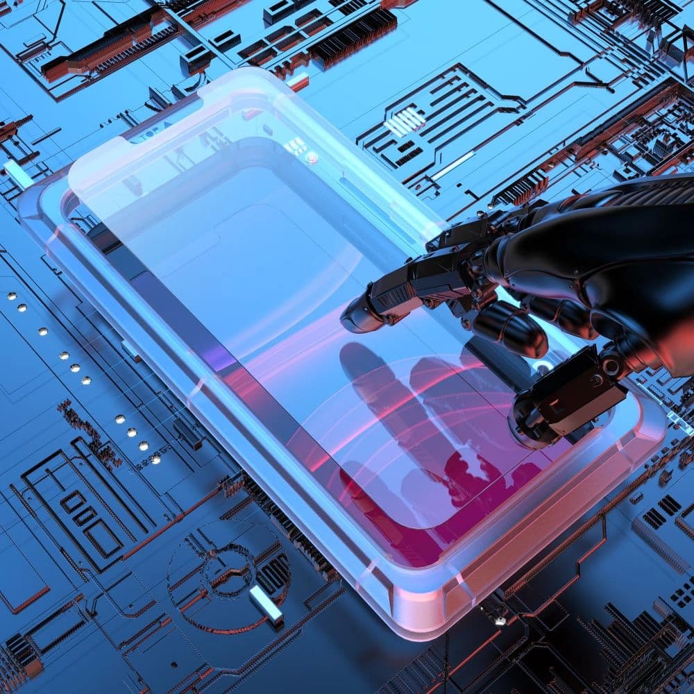 Tvrzené sklo Glastify OTG+ Apple iPhone iPhone 14 Plus / 15 Plus [2 PACK] - 4