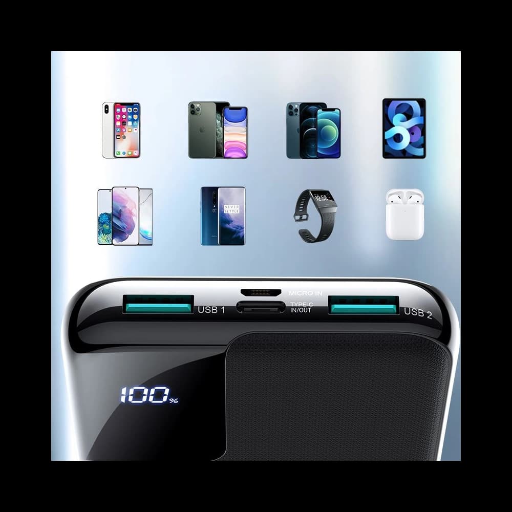 Powerbank Joyroom JR-QP190 Plus 20W 20000mah Fekete - 8