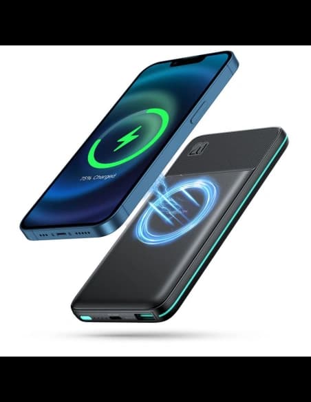 Indukciós töltős Powerbank Joyroom JR-W040 Magnetic MagSafe Power Bank 10000mah Fekete