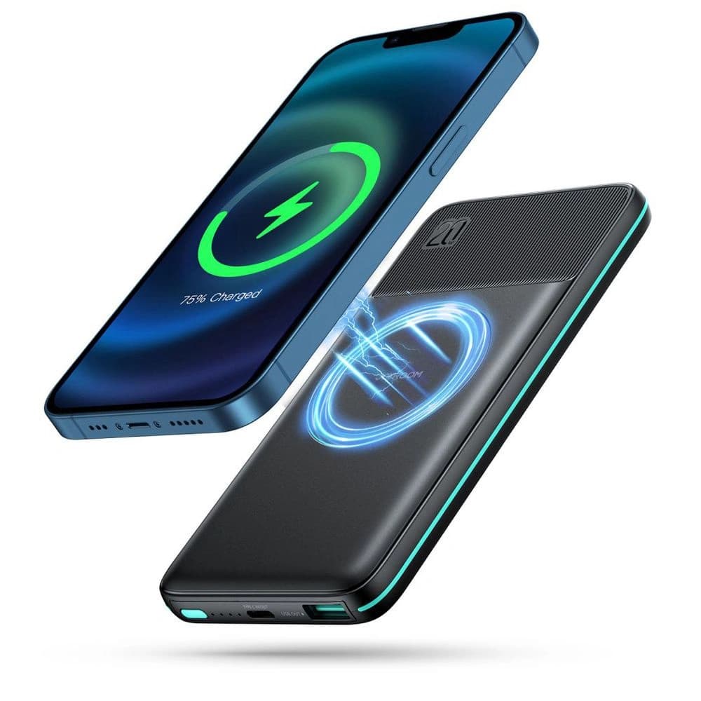 Powerbank s indukčním nabíjením Joyroom JR-W040 Magnetic MagSafe Power Bank 10000mah Černý - 1