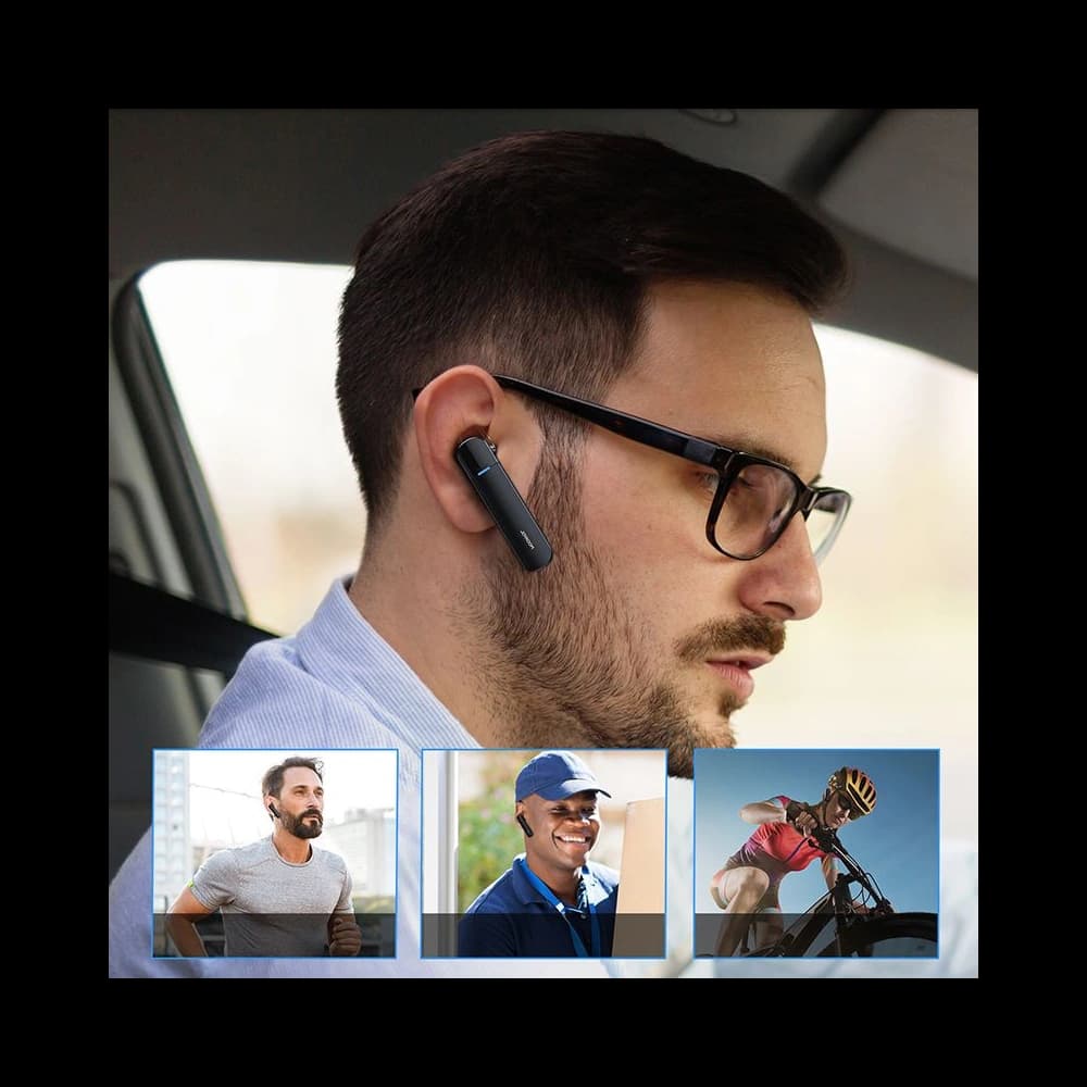 Bezdrátová sluchátka Joyroom JR-B01S Bluetooth sluchátka černá - 9