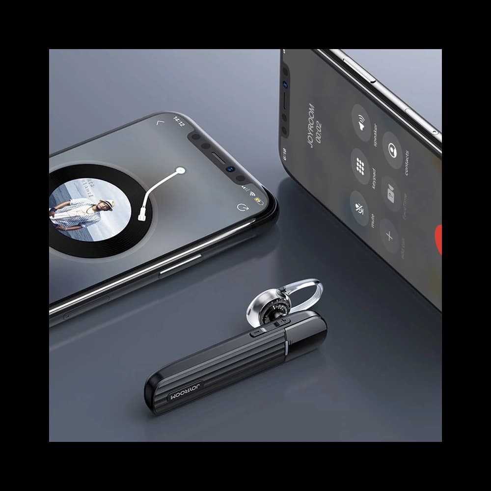 Bezdrátová sluchátka Joyroom JR-B01 Bluetooth sluchátka černá - 12