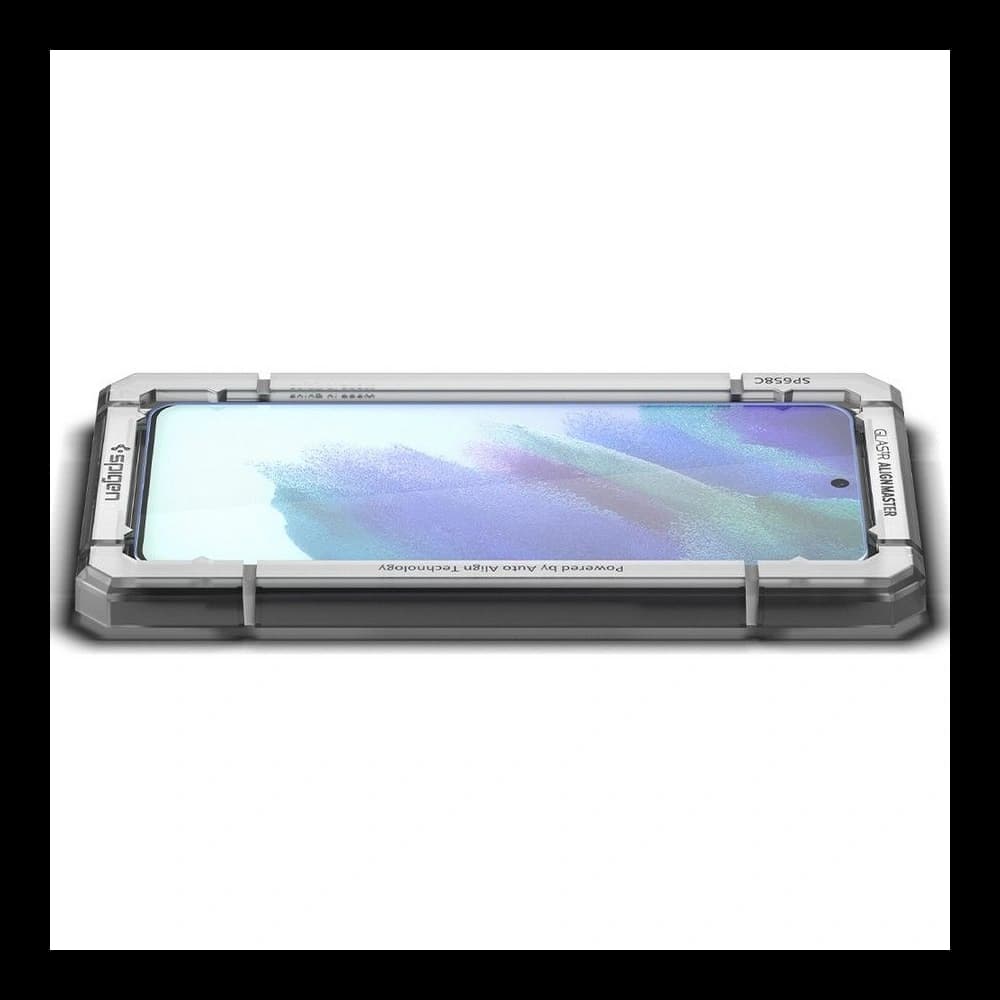 Edzett üveg Spigen AlignMaster Glas.tr Samsung Galaxy S21 FE [2 PACK] - 4
