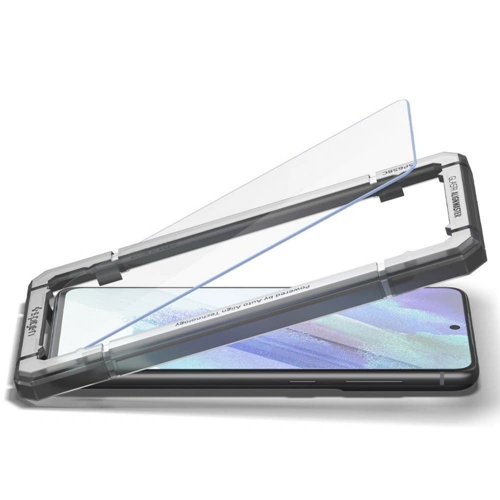 Edzett üveg Spigen AlignMaster Glas.tr Samsung Galaxy S21 FE [2 PACK] - 5