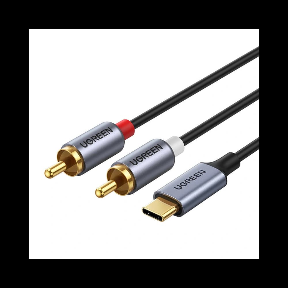 UGREEN CM451 Kabel USB-C zu 2x RCA (Cinch) 1.5m (schwarz) - 1