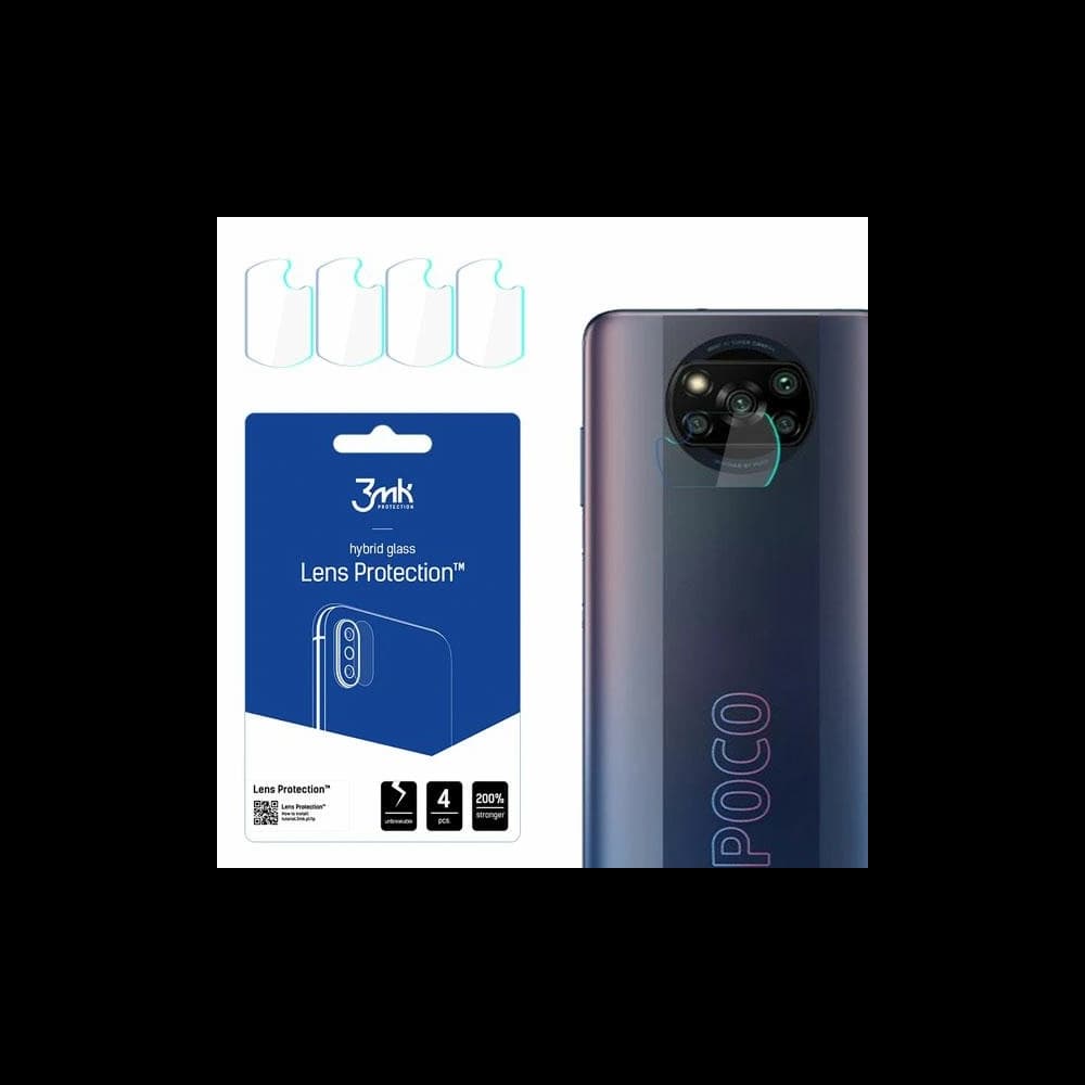 3MK Lens Protection POCO X3 Pro [4 PACK] - 1