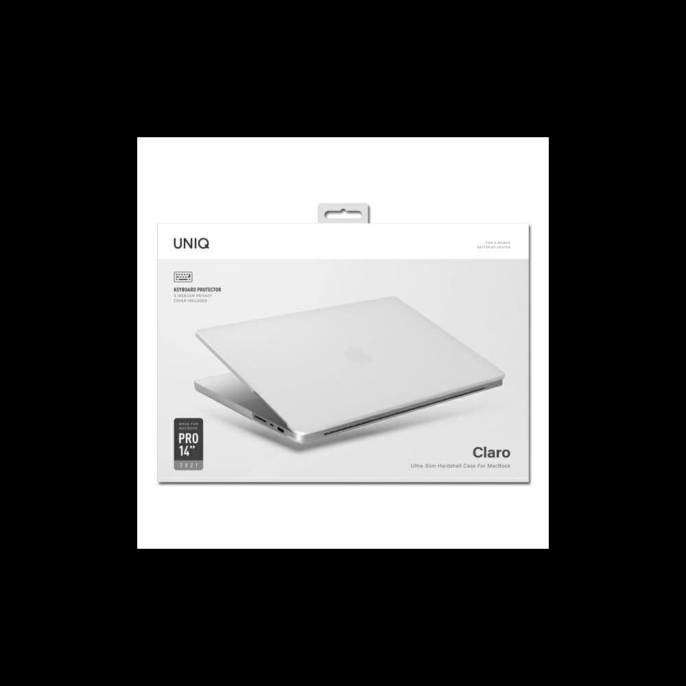 Case UNIQ Claro Apple MacBook Pro 14" 2021-2025 (M1/M2/M3/M4/M5) transparent/dove matte clear - 3