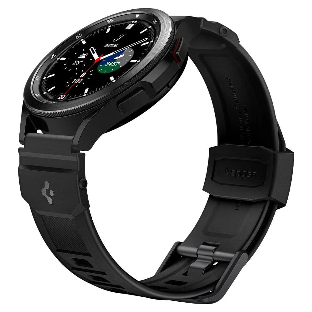 Spigen Rugged Band Samsung Galaxy Watch 4/Watch Active 2/Huawei Watch GT 2 42mm Matte Black - 5