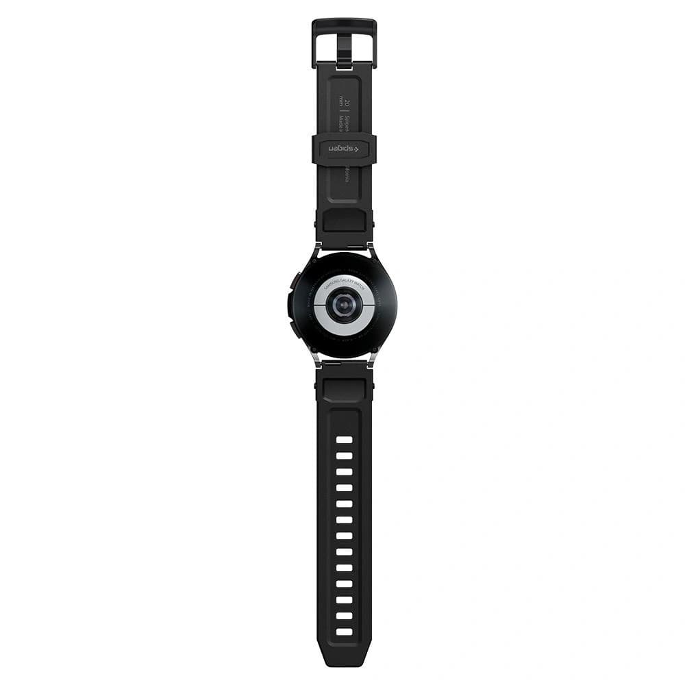 Spigen Rugged Band Samsung Galaxy Watch 4/Watch Active 2/Huawei Watch GT 2 42mm Matte Black - 7