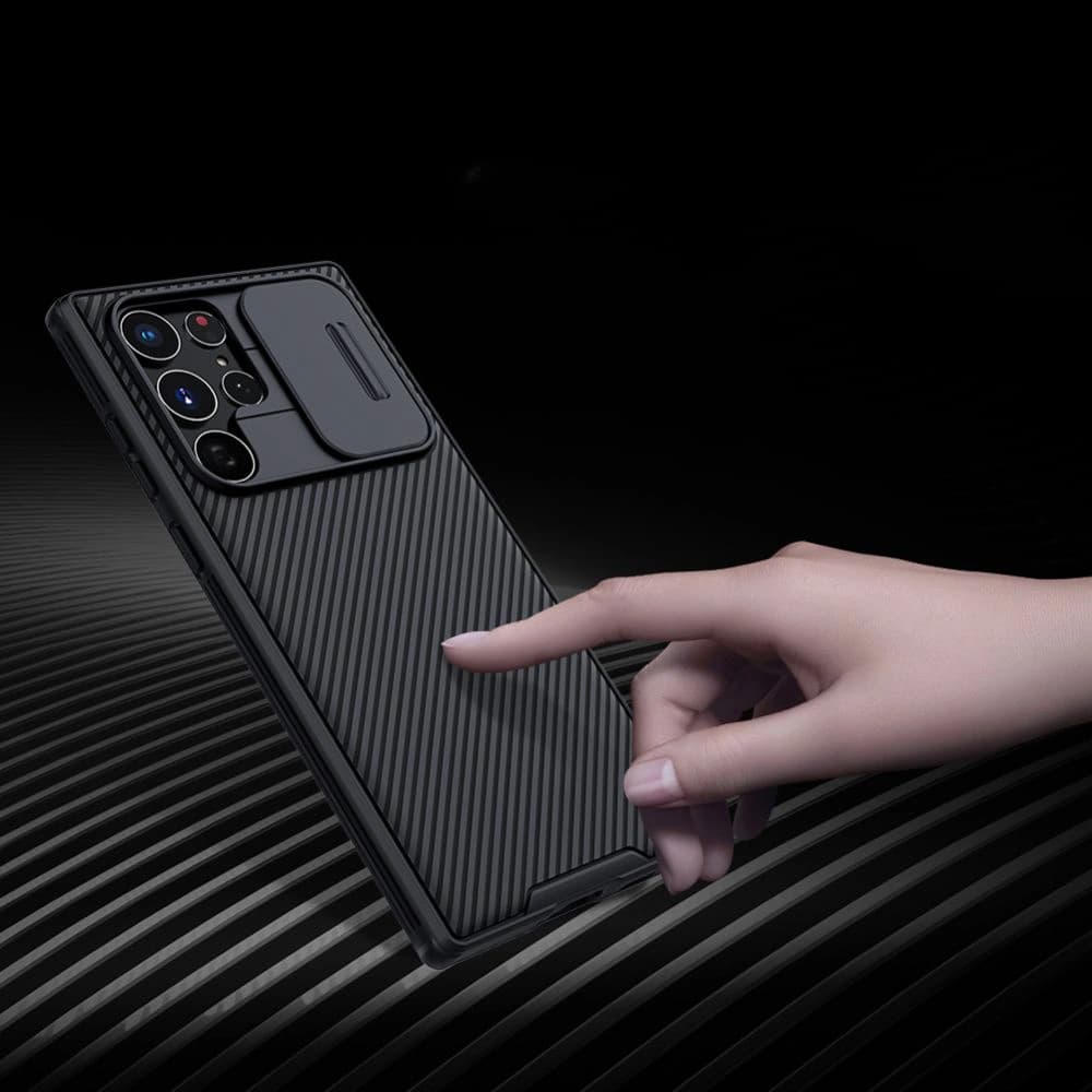 Tok Nillkin Camshield Pro Samsung Galaxy S22 Ultra Fekete - 2