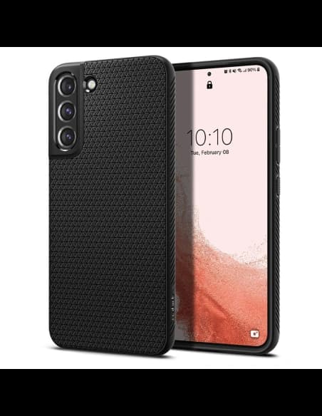 Etui Spigen Liquid Air Samsung Galaxy S22 Matt Fekete