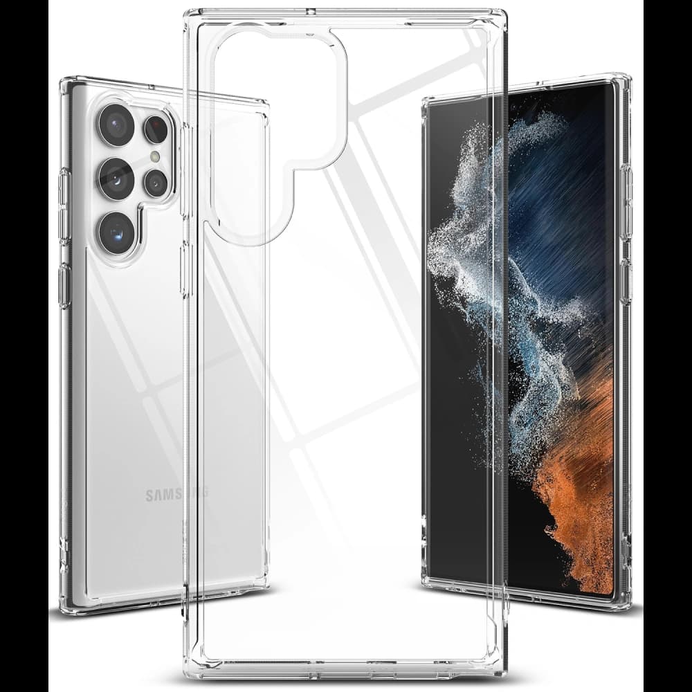 Etui Ringke Fusion Samsung Galaxy S22 Ultra Átlátszó - 2