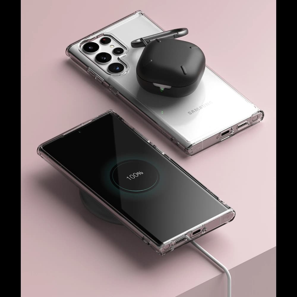 Etui Ringke Fusion Samsung Galaxy S22 Ultra Átlátszó - 7