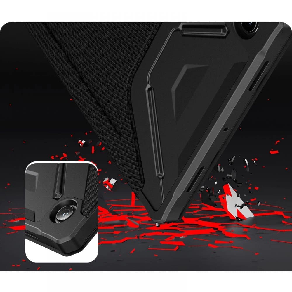 Etui Infiland Rugged Folio Samsung Galaxy Tab A8 10.5 Negru - 2