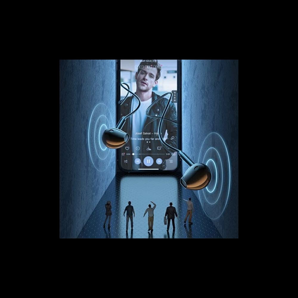 AWEI căști stereo PC-7 jack de 3,5 mm negru/black - 3