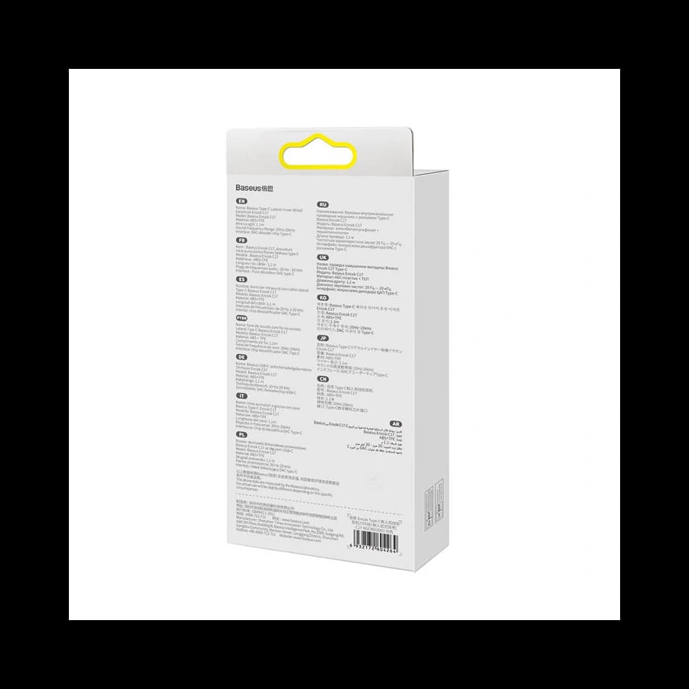 Căști Baseus Encok C17 (albe) - 7