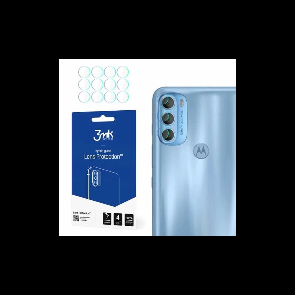 Hybridglas für die Kameraobjektiv 3MK Lens Protection Motorola Moto G71 5G [4 PACK] - 1