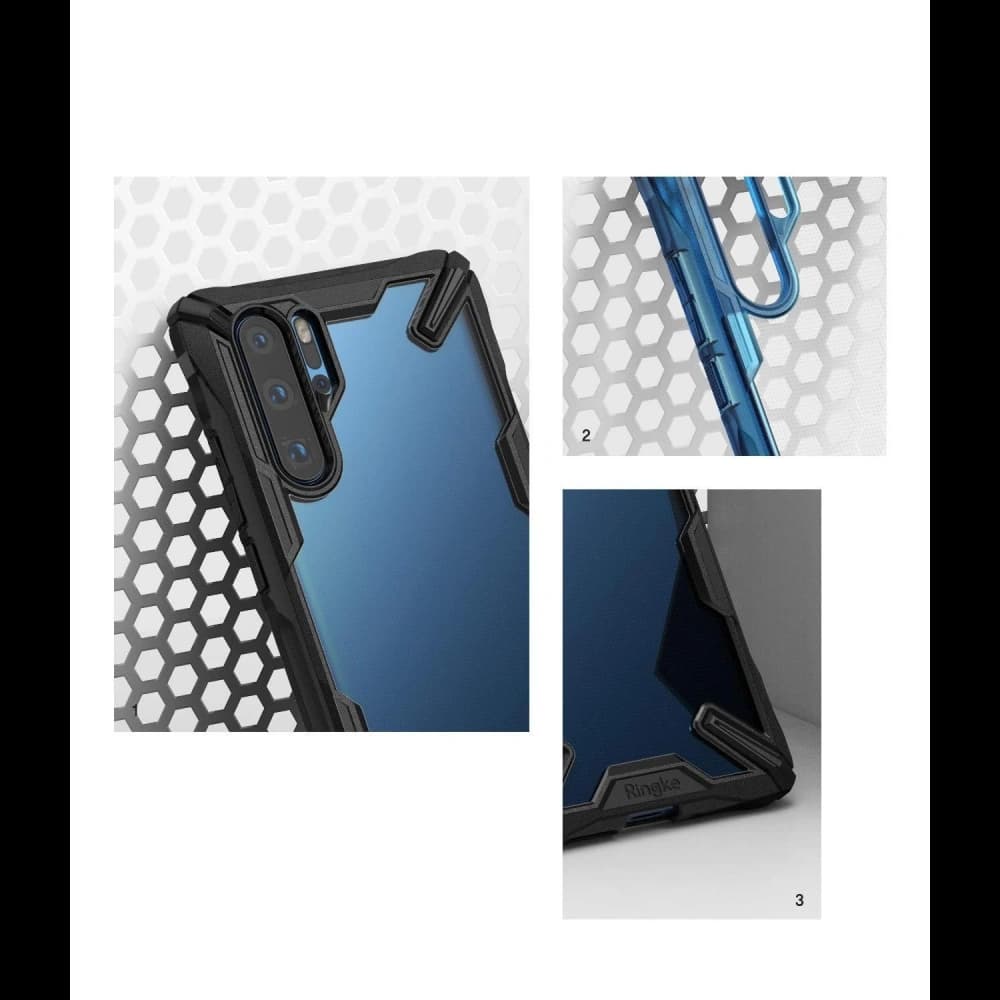 Etui Ringke Fusion-X Huawei P30 Pro Space Blue - 3