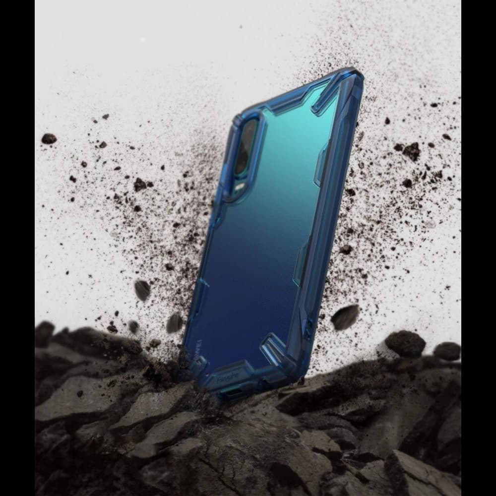Etui Ringke Fusion-X Huawei P30 Pro Space Blue - 5