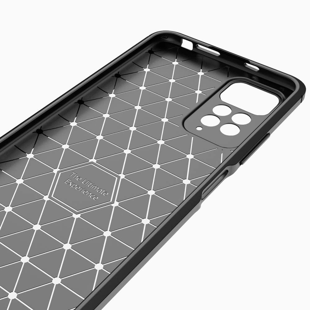 Case Tech-Protect TPUCarbon Redmi Note 11 Pro LTE/5G Schwarz - 2