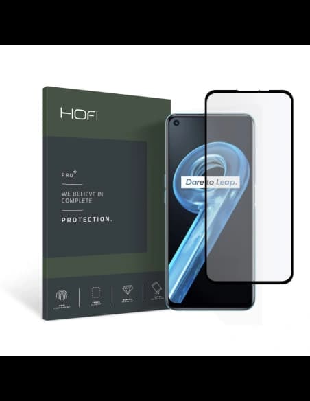 Edzett üveg Hofi Glass Pro+ Realme 9i Fekete