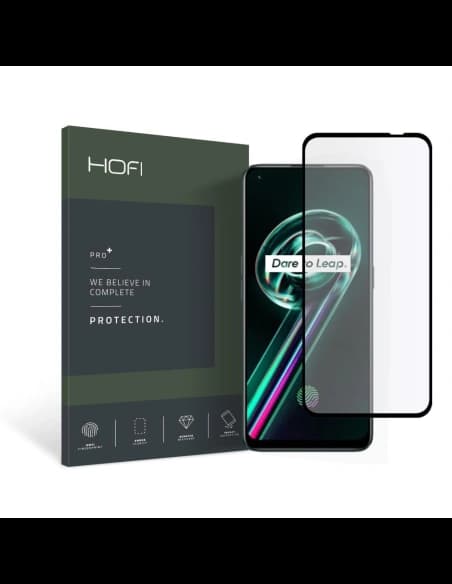 Edzett üveg Hofi Glass Pro+ Realme 9 LTE/9 Pro+ Plus 5G Fekete
