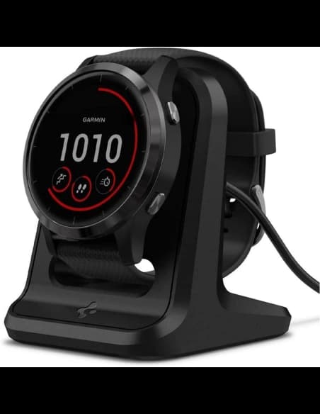 Următorul suport pentru ceas Spigen S390 Garmin Watch Stand Negru