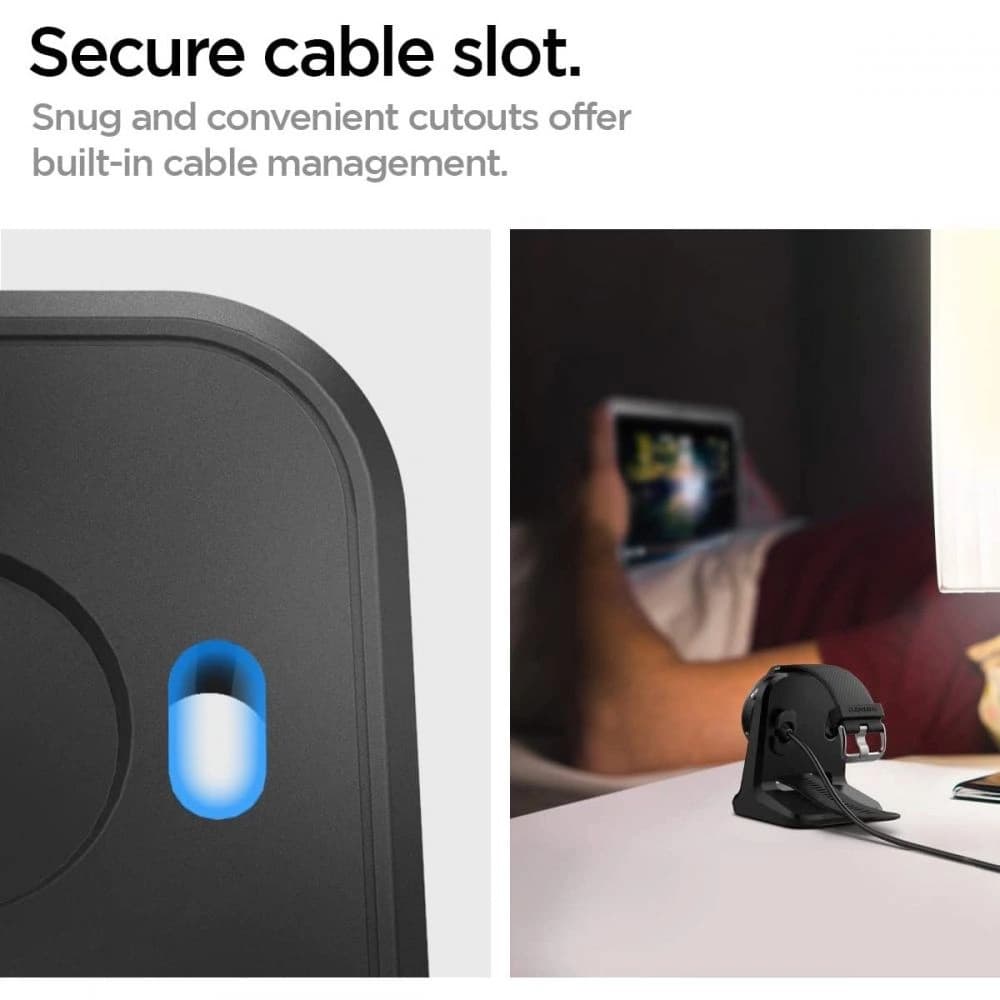 Uhrhalter Spigen S390 Garmin Watch Stand Schwarz - 6