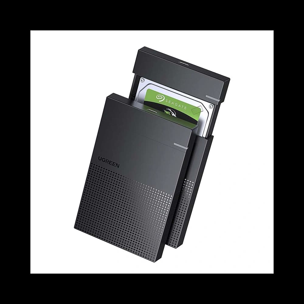 Carcasa externă pentru hard disk/SSD de 2,5" UGREEN CM471, USB-A 3.2 Gen 1 5Gbps (neagră) - 2
