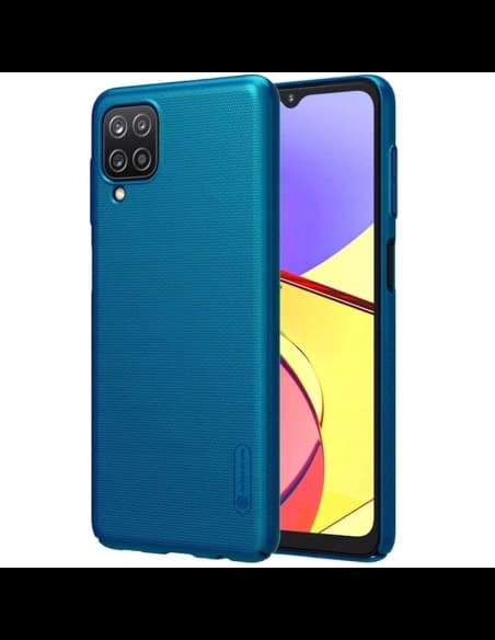Etui Nillkin Super Shield Samsung Galaxy A12 Páva Kék