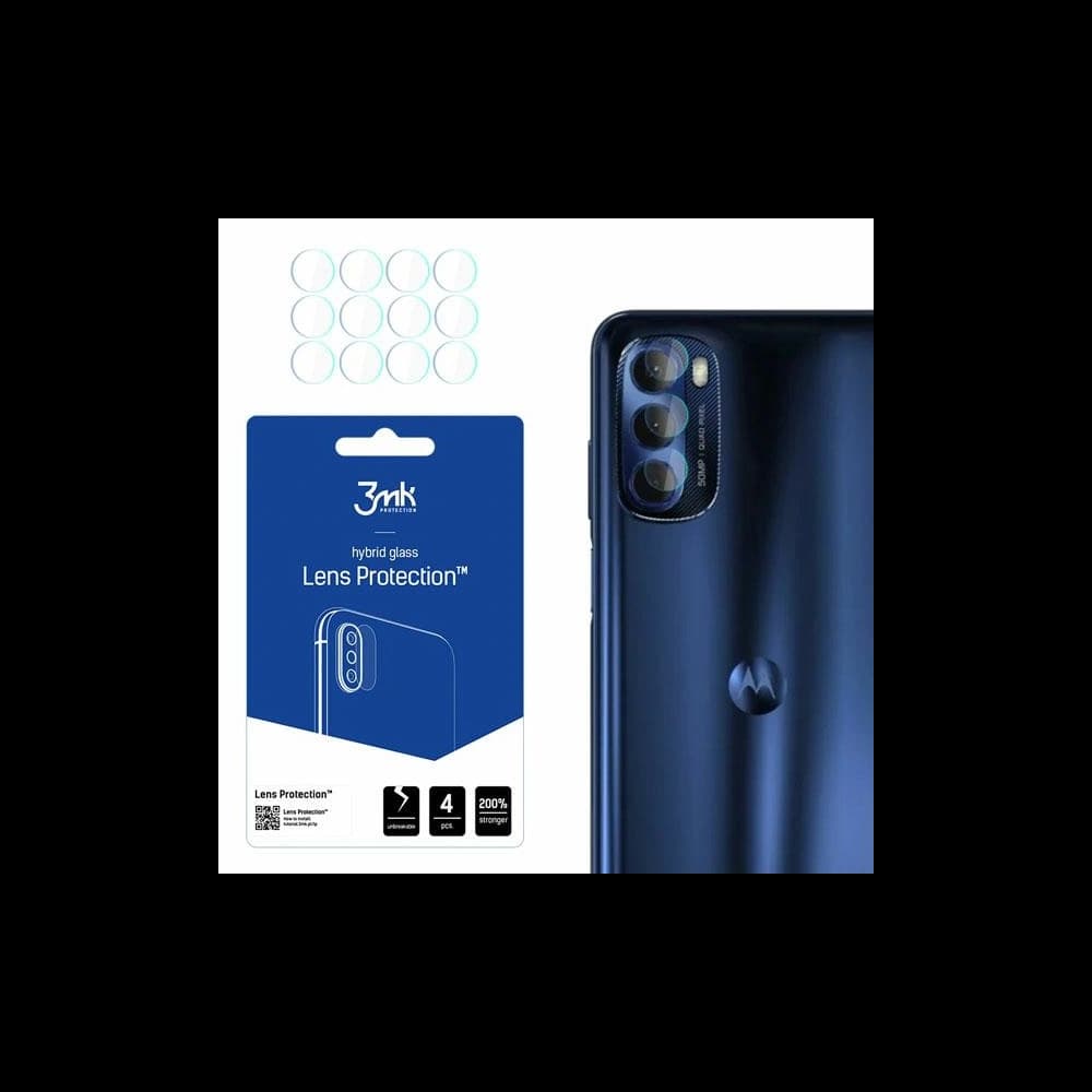 Hârtie hibridă pentru obiectivul aparatului 3MK Protecție pentru lentile Motorola Moto G Stylus 2022 [4 PACK] - 1