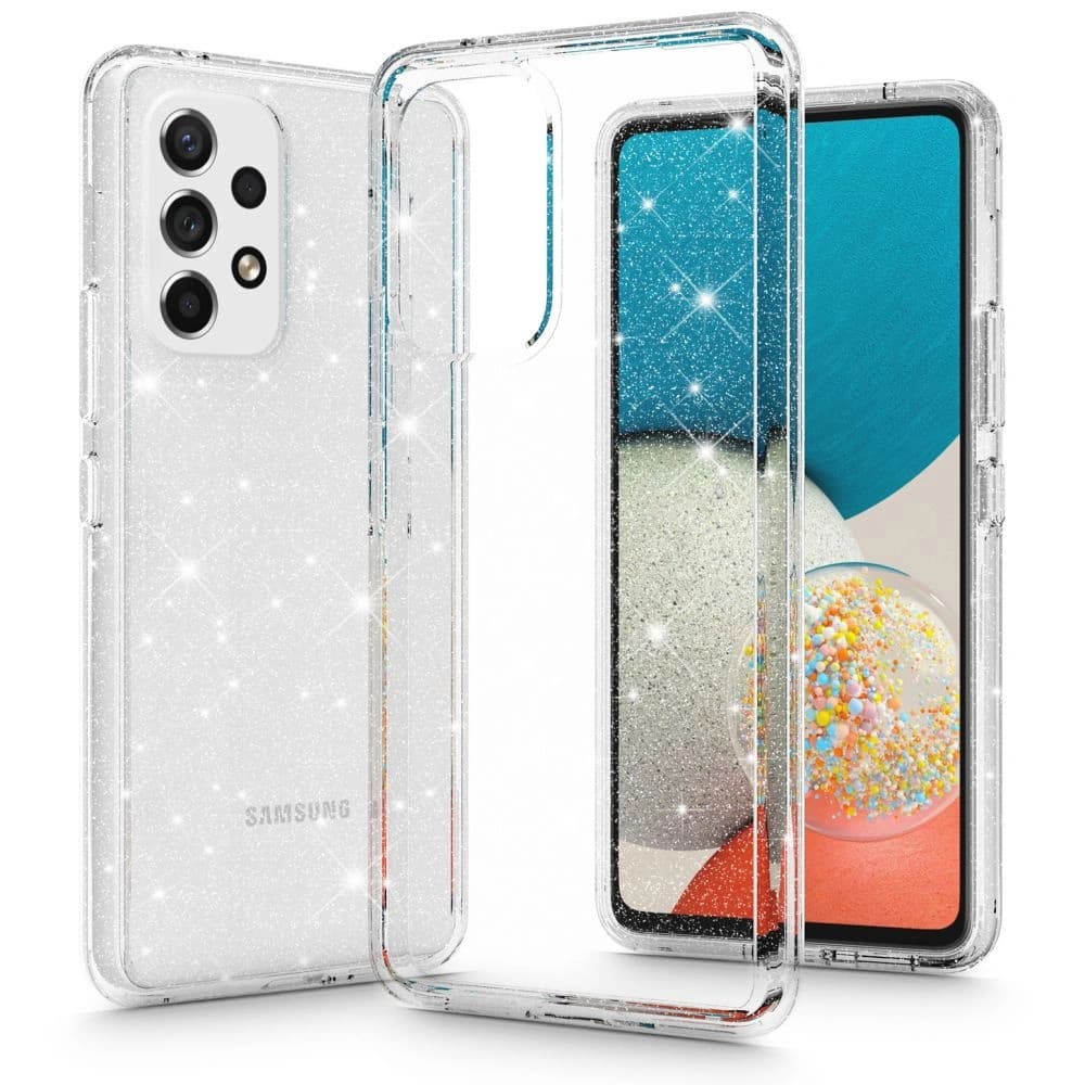 Etui Tech-Protect Glitter Samsung Galaxy A53 5G Clear - 1