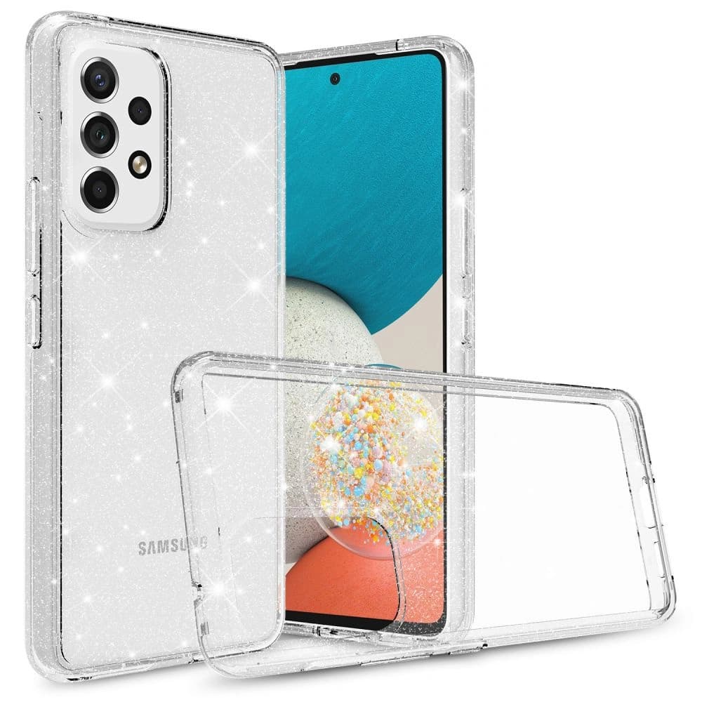 Etui Tech-Protect Glitter Samsung Galaxy A53 5G Clear - 2