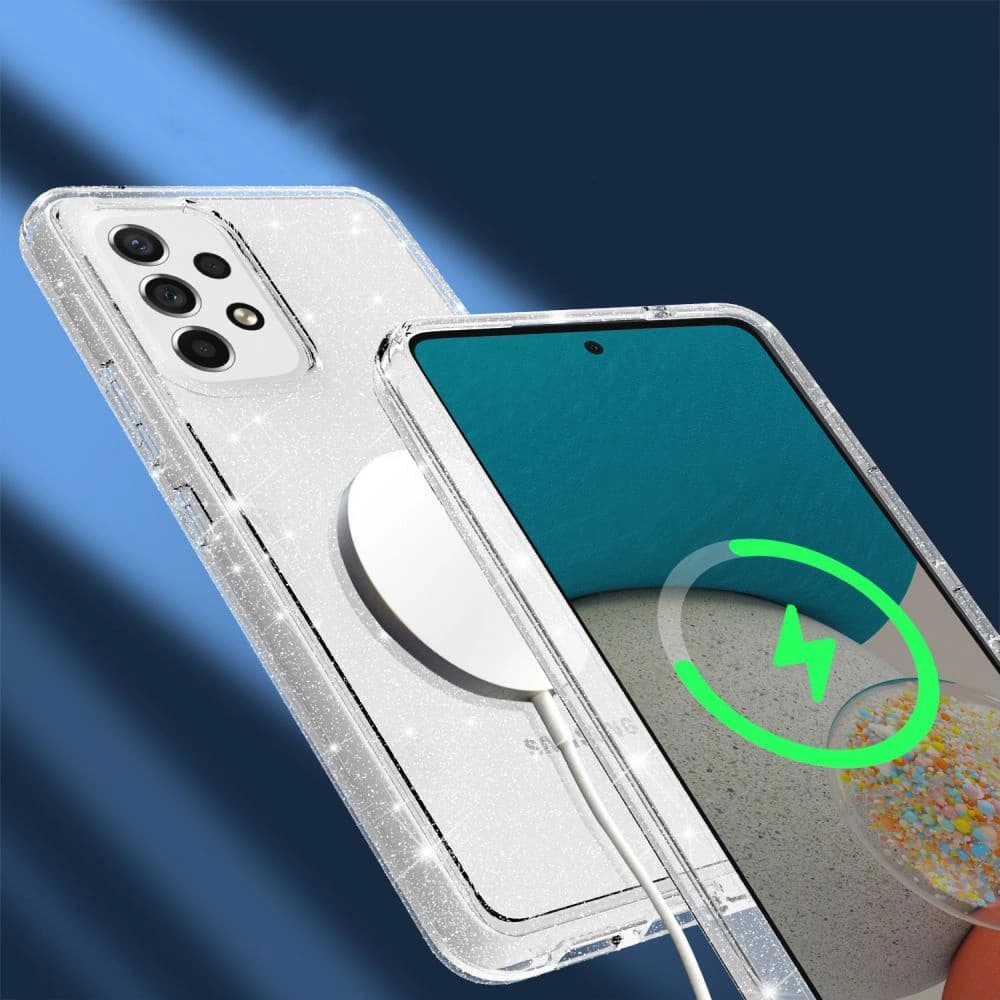 Etui Tech-Protect Glitter Samsung Galaxy A53 5G Clear - 6