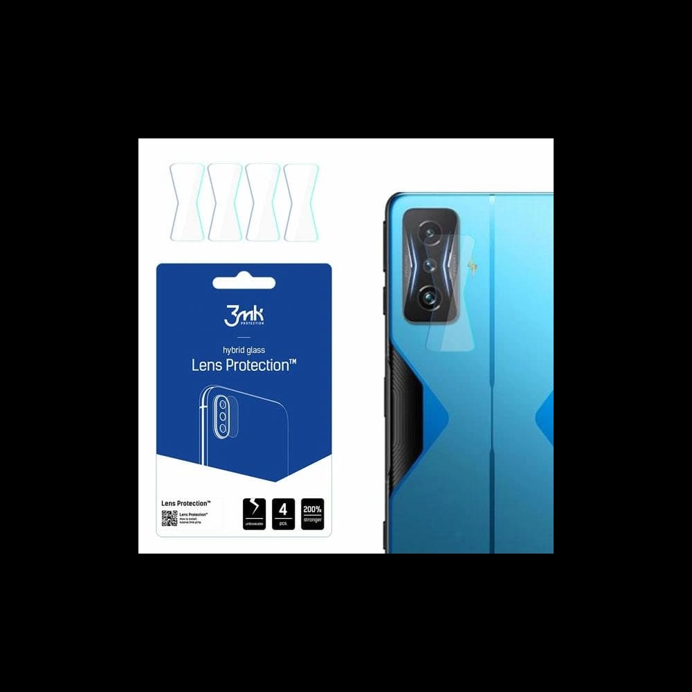 Sticlă hibridă pentru obiectivul aparatului 3MK Protecție Lentilă Redmi K50 GE [4 PACK] - 1