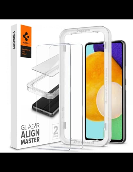 Hőkezelt üveg Spigen GLAS.tR Slim AlignMaster Samsung Galaxy A53 5G [2 PACK]