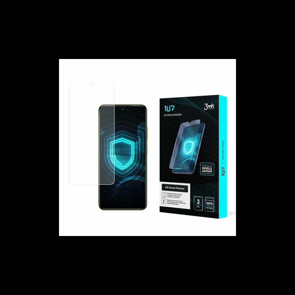 Folia de protecție pentru jucători 3MK 1UP POCO X4 Pro 5G [3 PACK] - 1