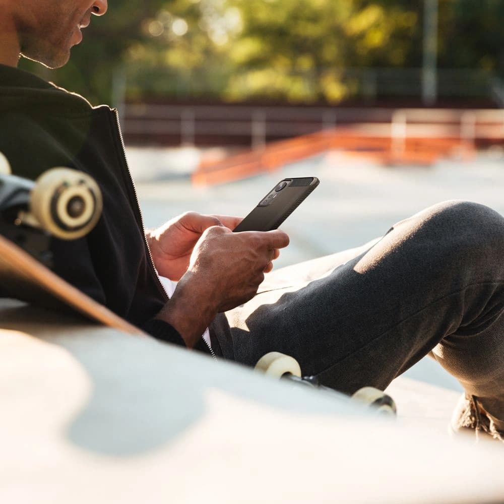 Etui Spigen Rugged Armor Xiaomi 12/12X Negru Mat - 8