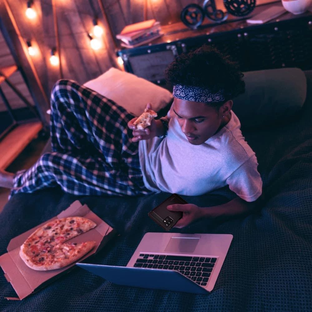 Etui Spigen Rugged Armor Samsung Galaxy A13 LTE Matt Fekete - 13