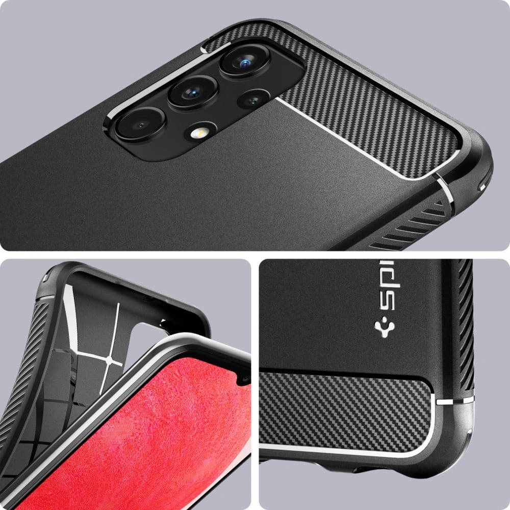 Etui Spigen Rugged Armor Samsung Galaxy A13 LTE Matt Fekete - 16