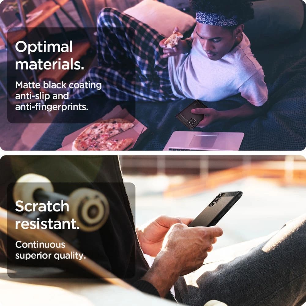 Etui Spigen Rugged Armor Samsung Galaxy A13 LTE Matt Fekete - 17