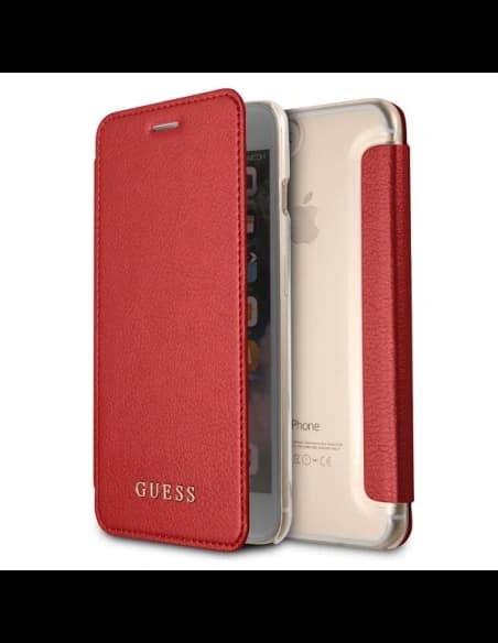 Guess GUFLBKP7LIGLTRE Apple iPhone 8/7 Plus red book Iridescent