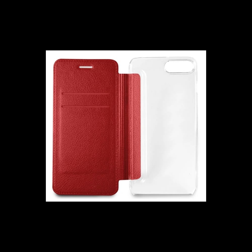 Etui Guess GUFLBKP7LIGLTRE Apple iPhone 8/7 Plus roșu carte Iridescent - 6