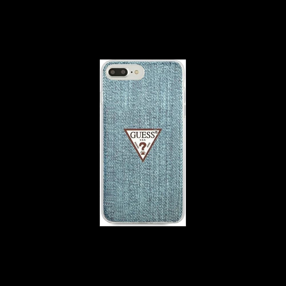 Guess GUHCI8LPCUJULLB Apple iPhone 8/7 Plus light blue hardcase Jeans Collection - 3