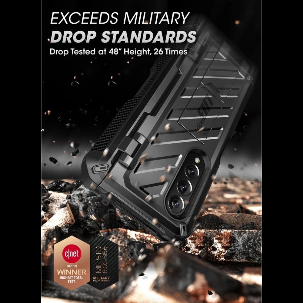 Etui Supcase Unicorn Beetle Pro Samsung Galaxy Fold Z 3 Negru - 3