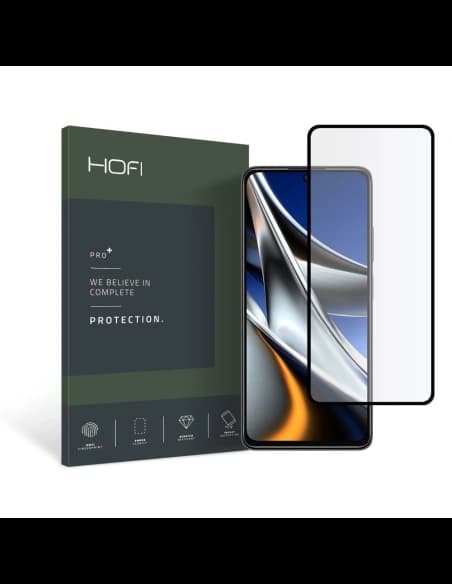 Tvrzené sklo Hofi Glass Pro+ POCO X4 Pro 5G Černé