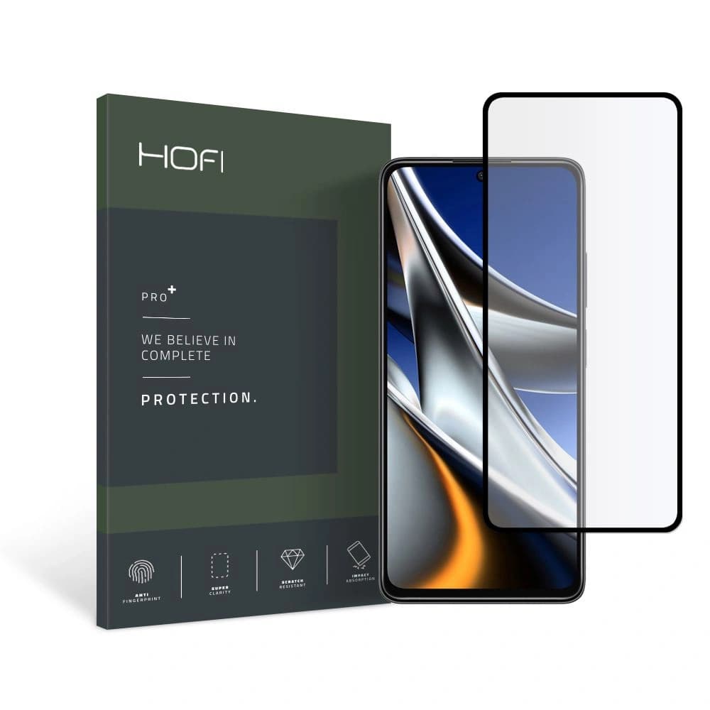 Tvrzené sklo Hofi Glass Pro+ POCO X4 Pro 5G Černé